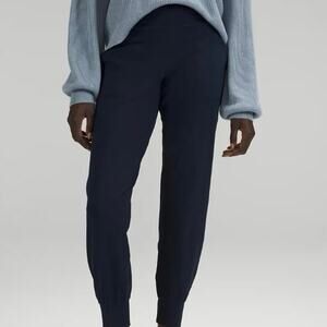 Lululemon Navy Blue Women’s Buttery Soft High Waist Joggers Reflective Detail- 8
